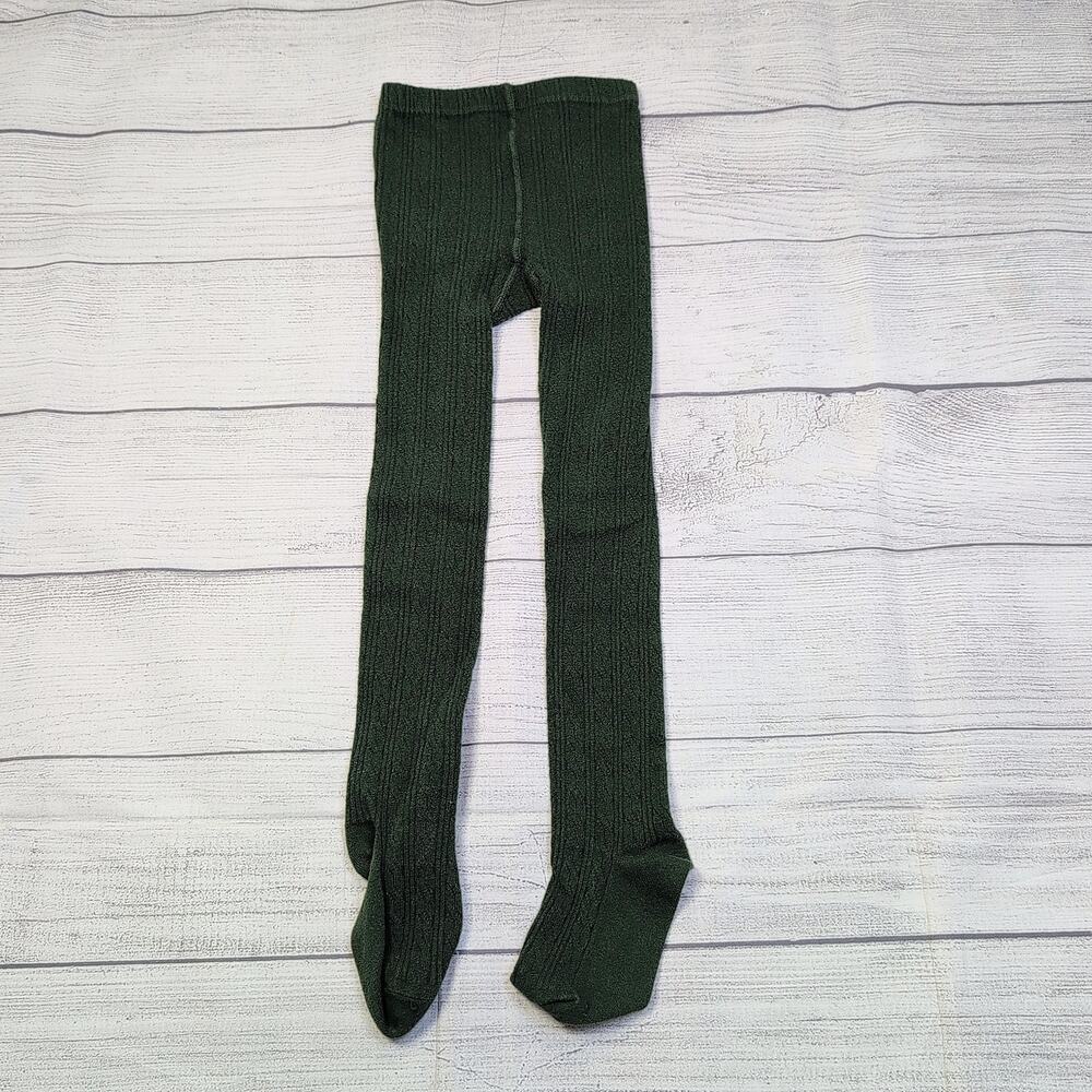 5/6 Little Stocking Co Hunter Green Tights
